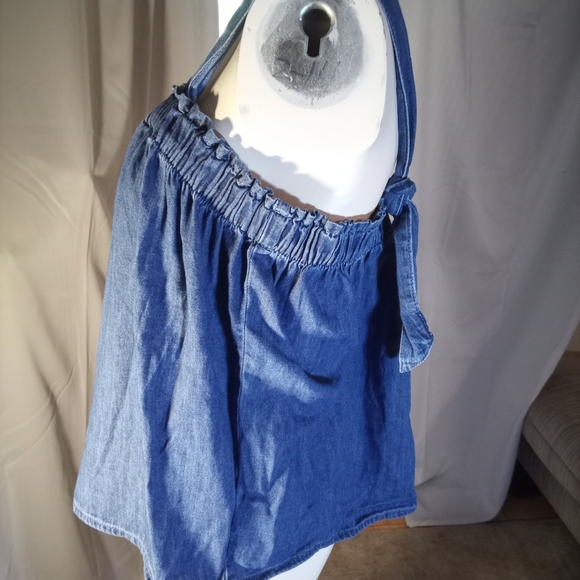 GAP Blue Denim Tank Top - Picture 3 of 4